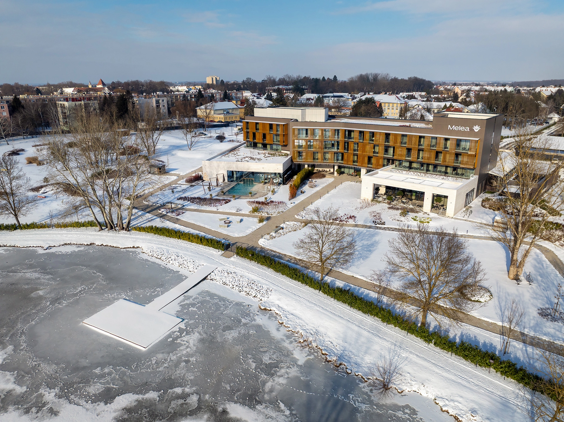 Snow Project winter hotel photography Hungary cover image